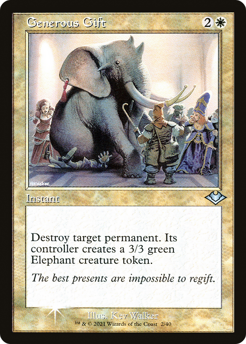 Generous Gift (MH1-002) - uncommon - Etched Foil