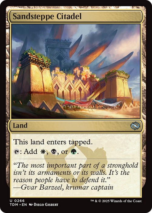 Sandsteppe Citadel (TDM-266) - uncommon - Foil