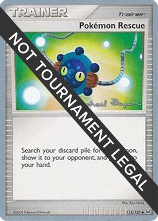 Pokemon Rescue - 2010 (Mychael Bryan) (115) - WCD  - Uncommon