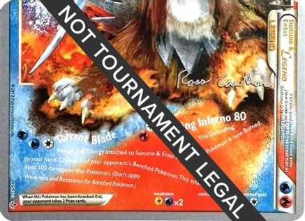 Suicune & Entei Legend LEGEND (95) (095) - WCD  - Holo Rare