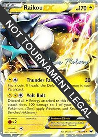 Raikou EX - 2012 (Chase Moloney) (038) - WCD  - Ultra Rare
