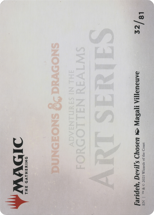 Farideh, Devil's Chosen // Farideh, Devil's Chosen (AAFR-032) - common (Borderless) - Foil