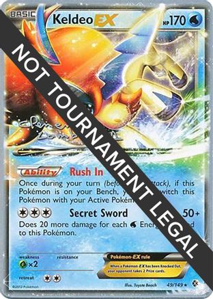 Keldeo EX - 2013 (Clement Lamberton) (049) - WCD  - Ultra Rare