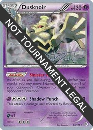 Dusknoir - 2014 (Trent Orndorff) (063) - WCD  - Holo Rare