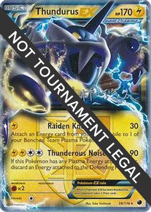 Thundurus EX - 2014 (Haruto Kobayashi) (038) - WCD  - Ultra Rare
