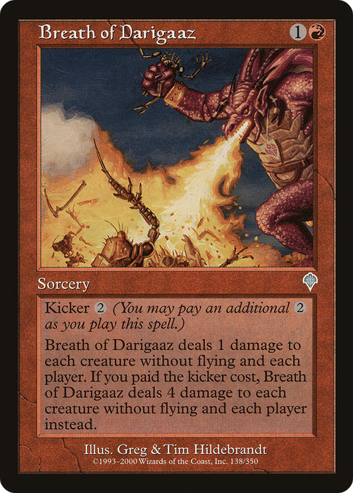 Breath of Darigaaz (INV-138) - uncommon - Foil