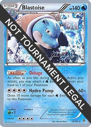Blastoise - 2015 (Jacob Van Wagner) (016) - WCD  - Rare