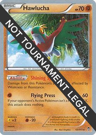 Hawlucha - 2015 (Rowan Stavenow) (063) - WCD  - Rare