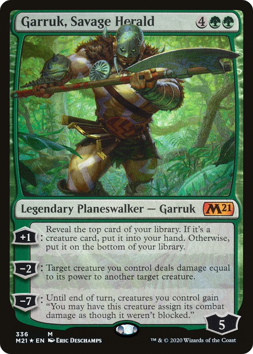 Garruk, Savage Herald (M21-336) - mythic - Foil