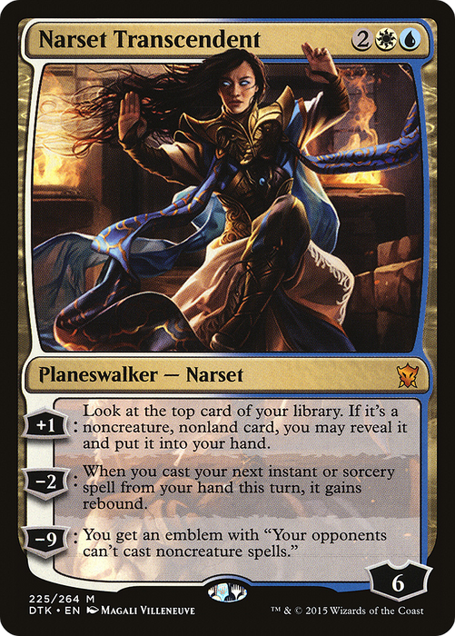 Narset Transcendent (DTK-225) - mythic - Foil