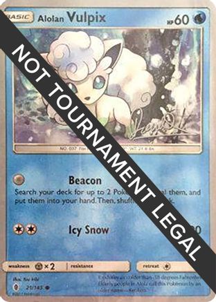 Alolan Vulpix - 2017 (Diego Cassiraga) (021) - WCD  - Common