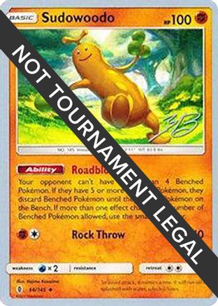 Sudowoodo - 2017 (Zachary Bokhari) (066) - WCD  - Uncommon
