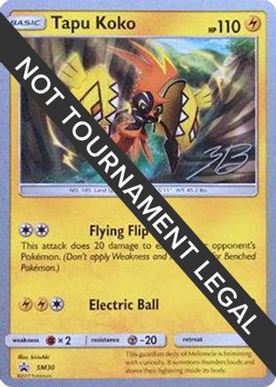 Tapu Koko - 2017 (Zachary Bokhari) (SM30) - WCD  - Common