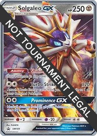 Solgaleo GX - 2019 (Henry Brand) (SM104) - WCD  - Promo