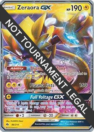 Zeraora GX - 2019 (Haruki Miyamoto) (086) - WCD  - Ultra Rare