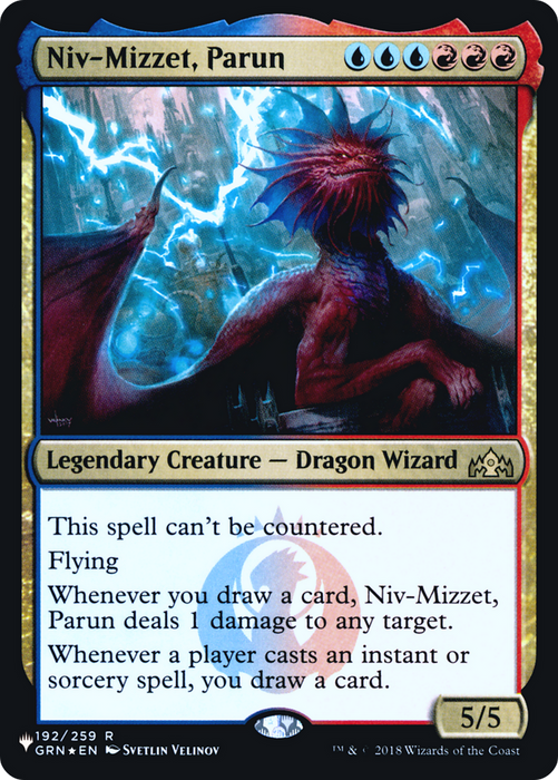 Niv-Mizzet, Parun (LIST-GRN-192) - rare - Foil