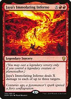 Jaya's Immolating Inferno (DOM-133) - rare - Foil