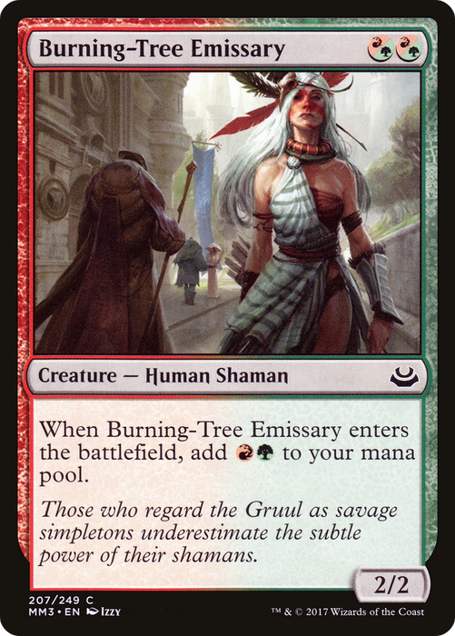 Burning-Tree Emissary (MM3-207) - common - Foil