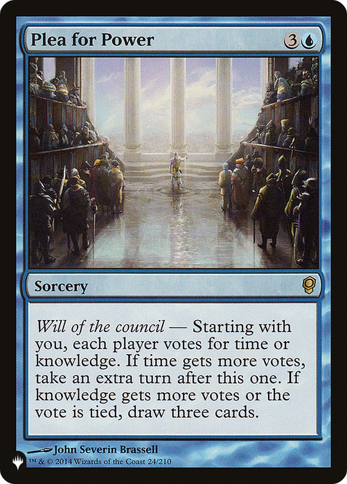 Plea for Power (LIST-CNS-24) - rare