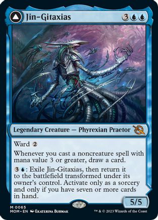 Jin-Gitaxias // The Great Synthesis (MOM-065) - mythic - Foil