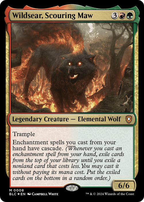 Wildsear, Scouring Maw (BLC-008) - mythic - Foil