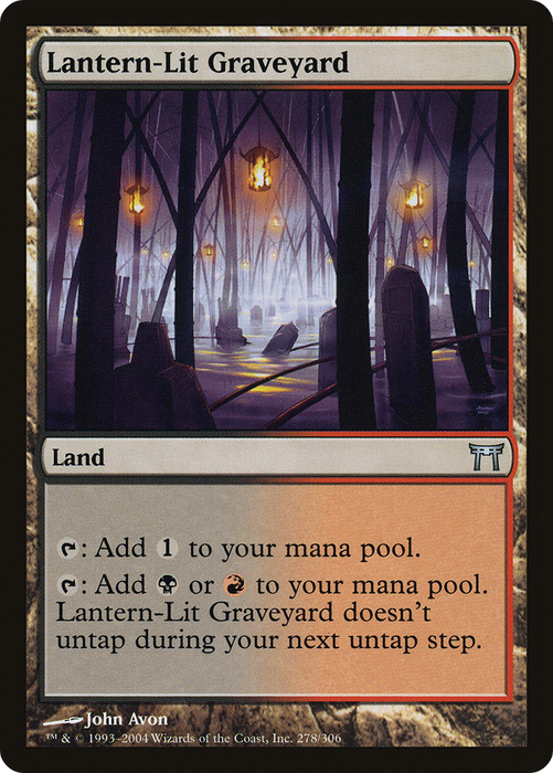 Lantern-Lit Graveyard (CHK-278) - uncommon - Foil