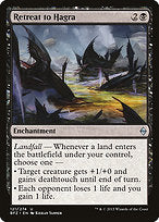 Retreat to Hagra (BFZ-121) - uncommon - Foil
