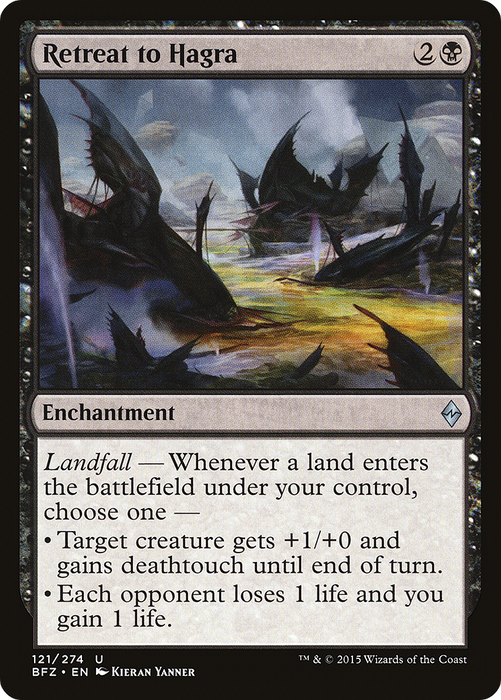 Retreat to Hagra (BFZ-121) - uncommon