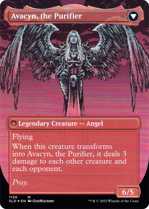 Archangel Avacyn // Avacyn, the Purifier (SLD-1156) - mythic (Borderless) - Foil