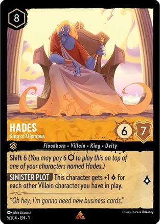 Hades - King of Olympus (5/204) - Rare