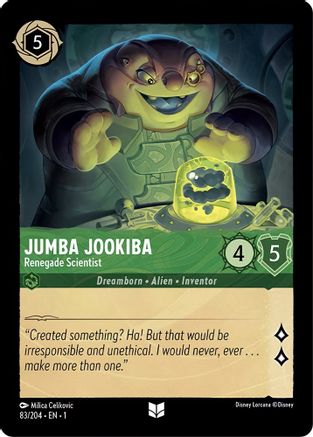 Jumba Jookiba - Renegade Scientist (83/204) - Uncommon - Cold Foil
