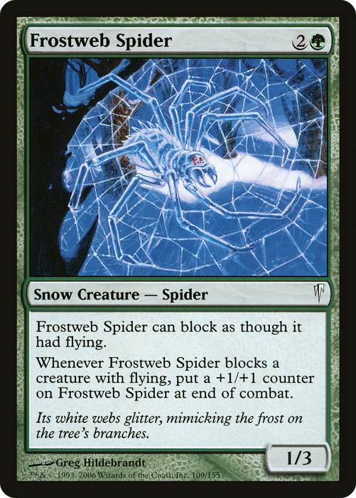 Frostweb Spider (CSP-109) - common - Foil