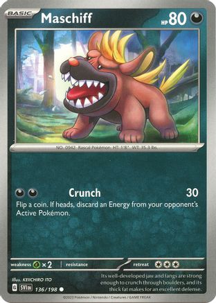 Maschiff (136/198) - SSVBS  - Common - Reverse Holofoil