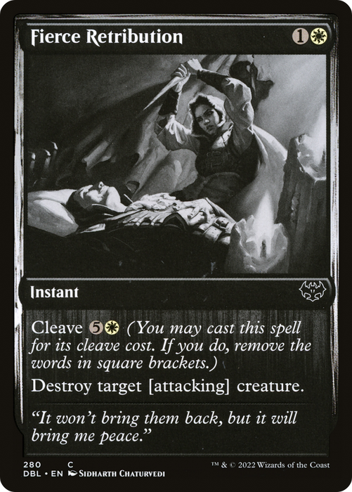 Fierce Retribution (DBL-280) - common - Foil