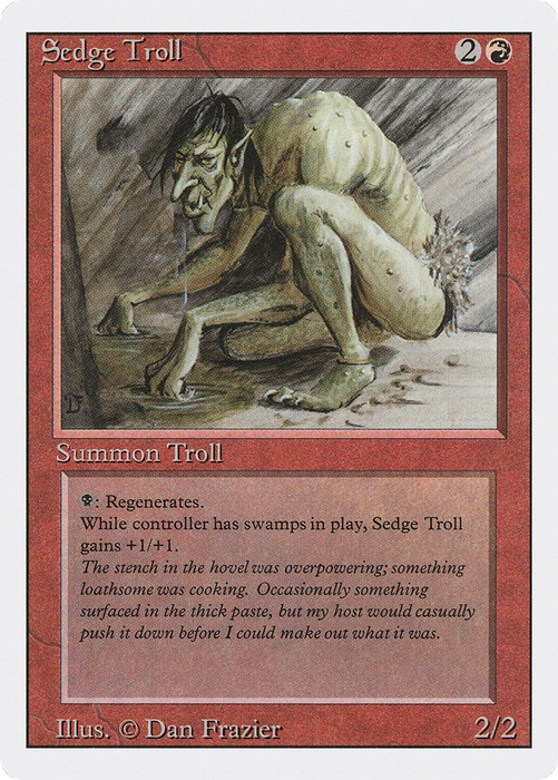 Sedge Troll (3ED-174) - rare
