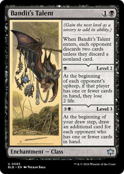 Bandit's Talent (BLB-083) - uncommon - Foil