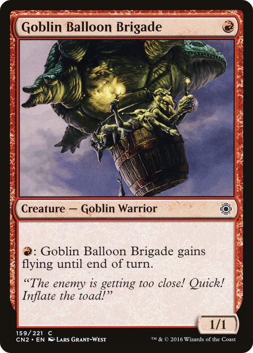 Goblin Balloon Brigade (CN2-159) - common - Foil