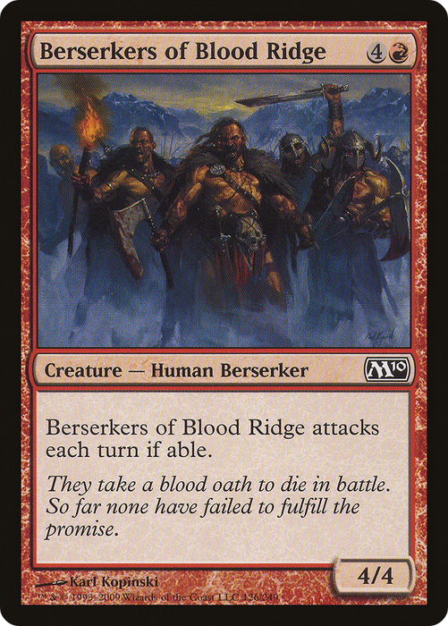 Berserkers of Blood Ridge (M10-126) - common