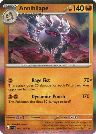 Annihilape (109/198) - SSVBS  - Rare - Reverse Holofoil