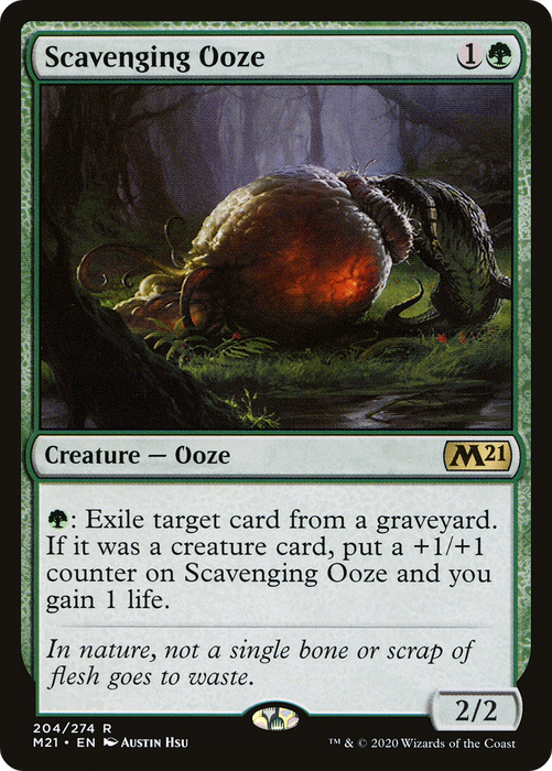 Scavenging Ooze (M21-204) - rare