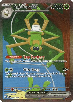 Spidops ex (243/198) - SSVBS  - Special Illustration Rare - Holofoil