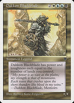Dakkon Blackblade (CHR-075) - rare