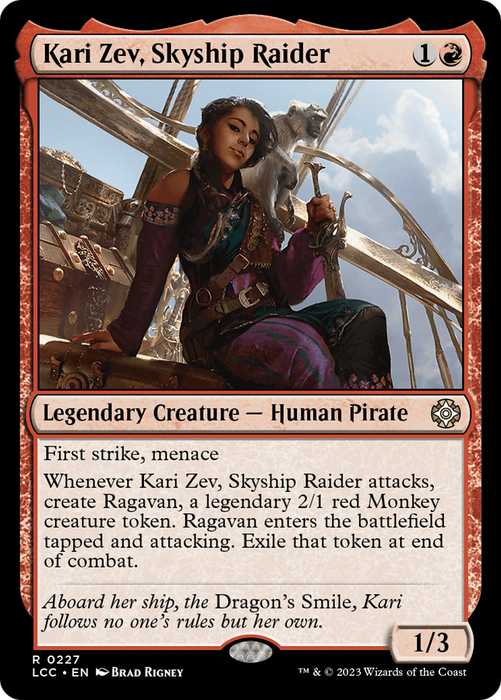Kari Zev, Skyship Raider (LCC-227) - rare