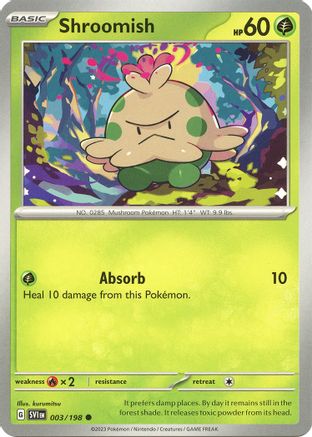 Shroomish (003/198) - SSVBS  - Common - Reverse Holofoil