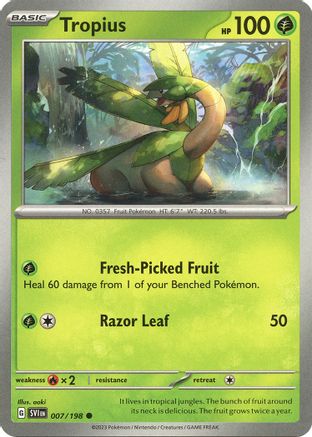 Tropius (007/198) - SSVBS  - Common - Reverse Holofoil