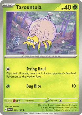 Tarountula (016/198) - SSVBS  - Common - Reverse Holofoil