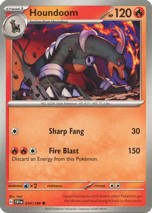 Houndoom (034/198) - SSVBS  - Common