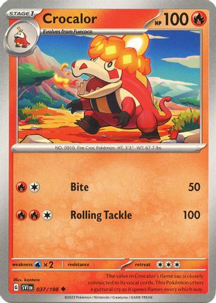 Crocalor (037/198) - SSVBS  - Uncommon - Reverse Holofoil