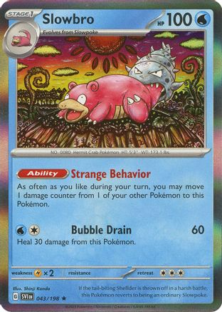 Slowbro (043/198) - SSVBS  - Rare - Holofoil