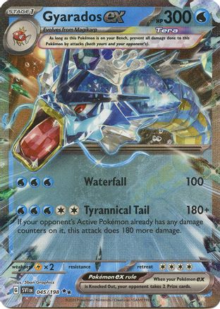 Gyarados ex (045/198) - SSVBS  - Double Rare - Holofoil
